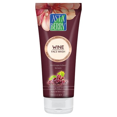 Astaberry Wine Face Wash, 100ml with Free Fairness Cream, 100ml ...