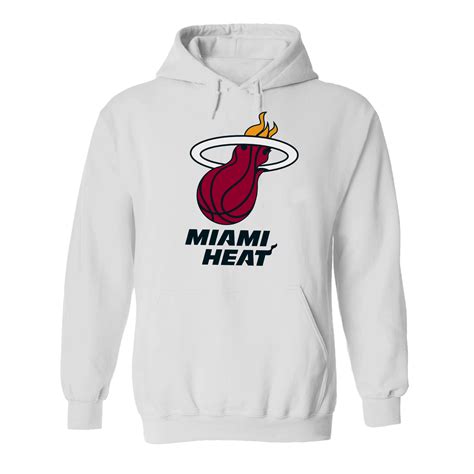 Miami HEAT Logo White Hoodie |Miami HEAT| Hoodie