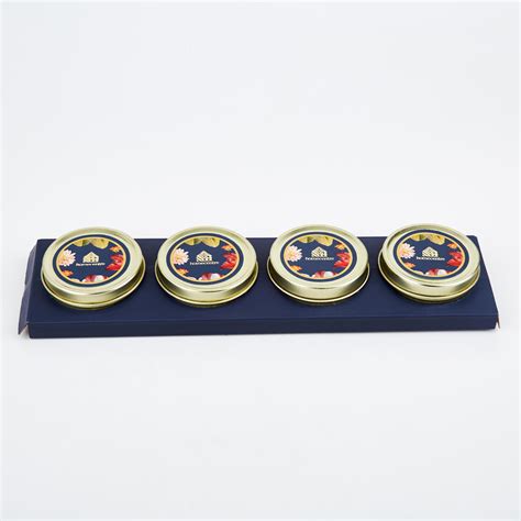 Buy Vicente Set of 4 Scented Tin Candles from Home Centre at just INR 899.0
