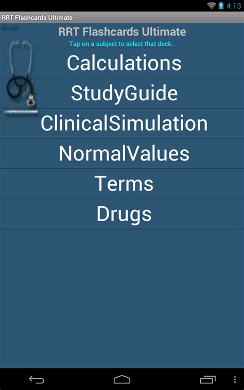RRT Flashcards Ultimate - App on Amazon Appstore