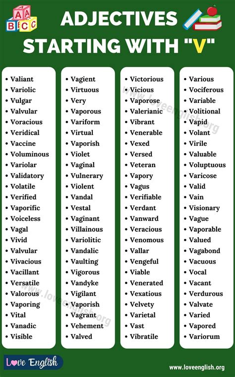 Descriptive Words That Start With V to Describe Someone