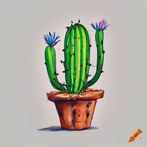 Png image of a cactus on Craiyon