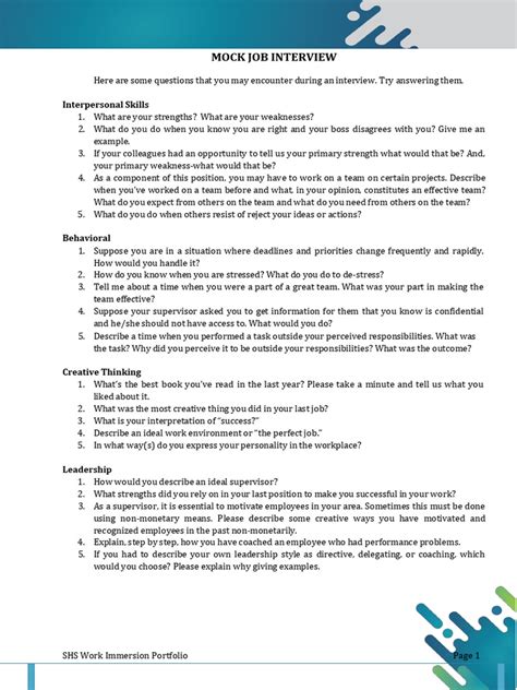 Image result for Sample of Mock Interview