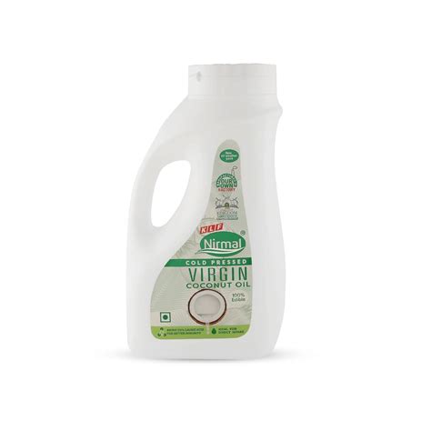 KLF Nirmal Cold Pressed Virgin Coconut Oil | 1L | All Weather Pack ...