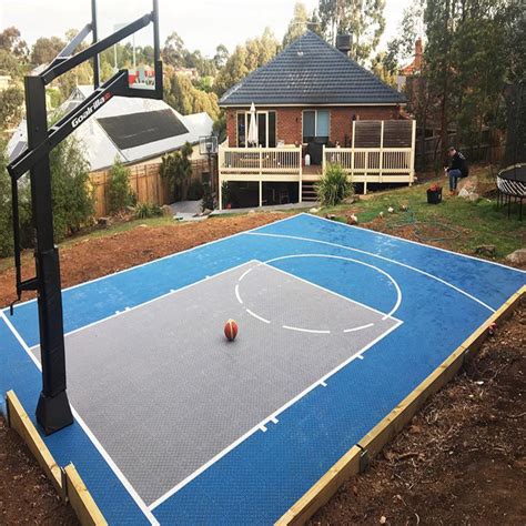 Backyard Basketball Court Diy at Alexis Tyas blog