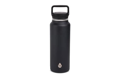 TAL Stainless Steel Everett Water Bottle 50 fl oz, Black - Walmart.com