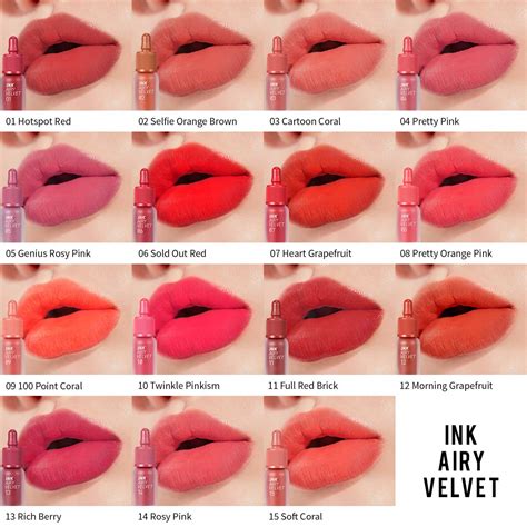Buy Peripera Ink Airy Velvet Lip Tint | High-Pigmentation, Lightweight ...