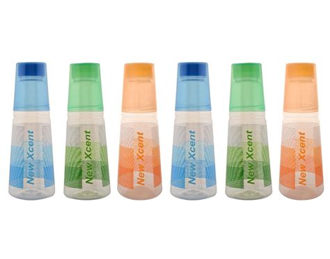 Aarushi PWater Bottle Pack of 6 (1000 ml each) - Multicoliur : Amazon ...