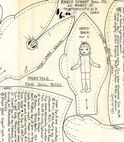 Image result for Magic Thread Old Doll Patterns Free Printable