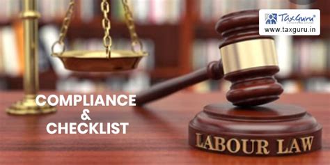 Labour laws Compliance & Checklist