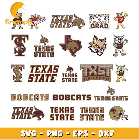 Texas state university bundle svg, Texas state university logo svg ...