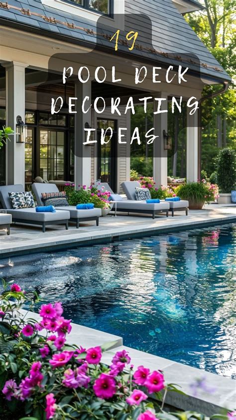 19 Pool Deck Decorating Ideas To Transform Your Space | Outdoor ...