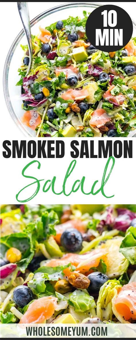 hot smoked salmon salad