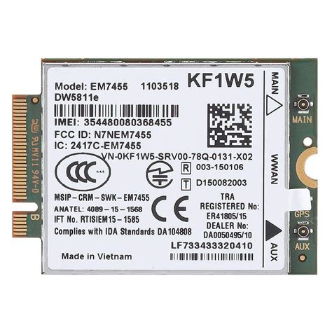 Amazon.in: Buy EM7455 Card Wireless 4G LTE WWAN NGFF Module for Dell ...