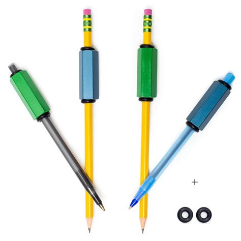 Pack of 4 Pen or Pencil Weights | Handwriting Aid for Children, Elderly ...