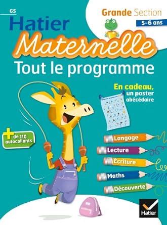 Buy Hatier Maternelle (Cahiers d'activites conformes aux programmes ...