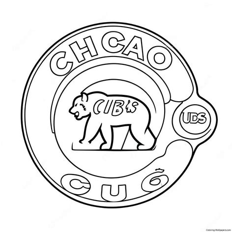 Chicago Cubs Coloring Pages - Jenny Printable