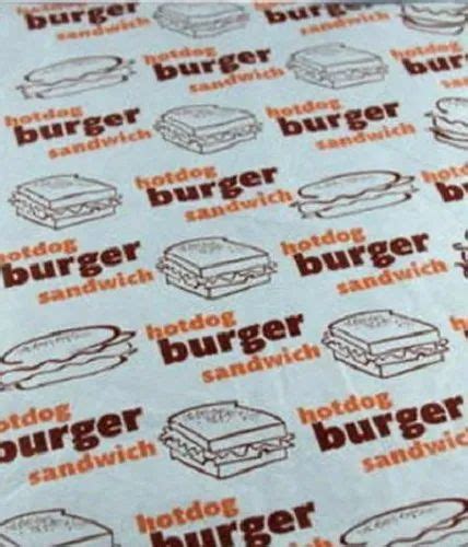 Food Wrapping Paper - Sandwich Packaging Paper Service Provider from ...