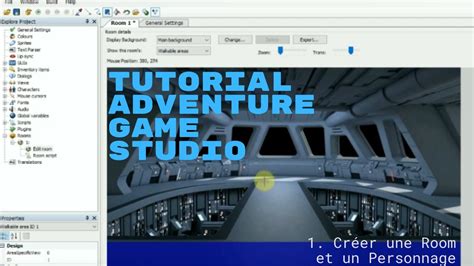 Tutoriel Adventure Games Studio - part 1 : créer une room et un ...