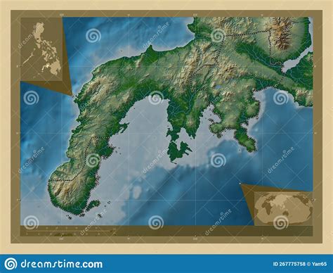 Zamboanga Del Sur, Philippines. Physical. Capital Stock Illustration - Illustration of legend ...