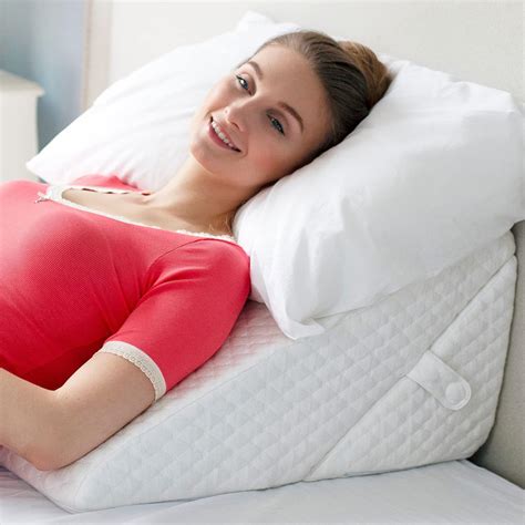 Adjustable Bed Wedge Pillow | Exclusive 7-in-1 Incline and Positioner Memory Foam Pillow for ...