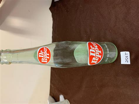 Lot - Vintage Glass Dr. Pepper Soda Bottle
