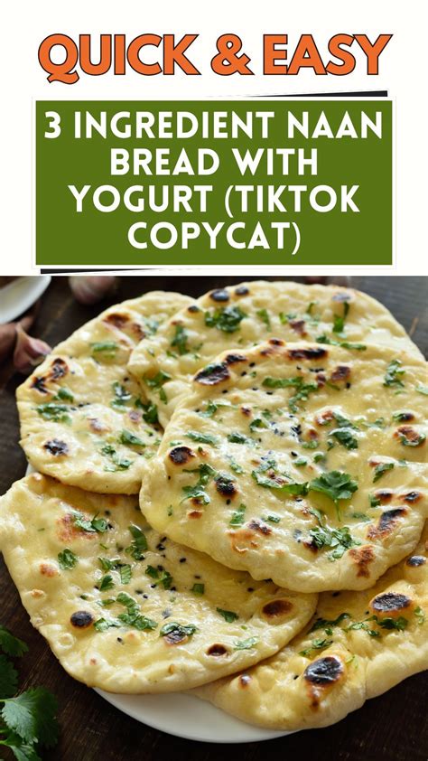 Easy 3 Ingredient Naan Bread With Yogurt (Tiktok Copycat ...