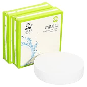 PATIKIL 200Pcs 9cm Quantitative Filter Paper Circles, Slow Speed Round ...
