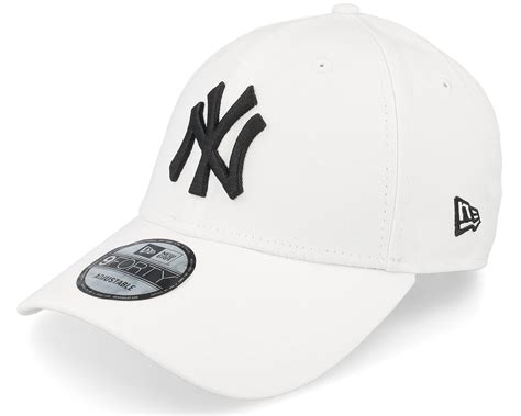 New York Yankees 9FORTY Basic White/Black Adjustable - New Era 棒球帽 ...