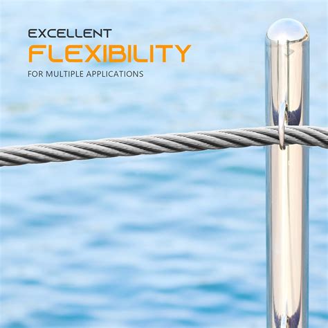 WAYSKA Stainless Steel Cable 3/16 Inch, 500 FT | Ubuy India