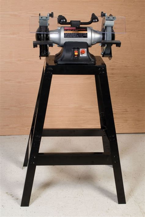 Craftsman 8 in. Variable Speed Bench Grinder with Stand - Tools - Bench & Stationary Power Tools ...