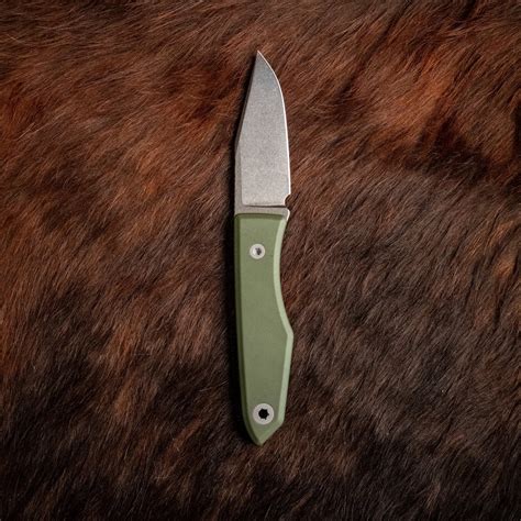 Big Idea Design - Ti Lookout Fixed Blade Green Cerakote (Limited Relea ...