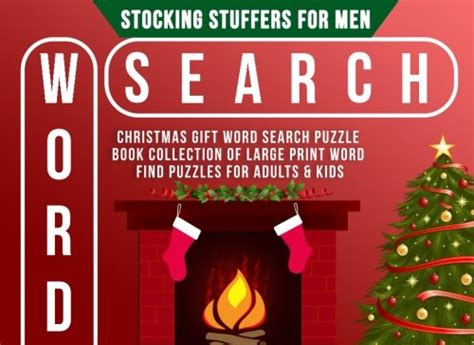 Buy Stocking Stuffers for Men: Christmas Gift: Word Search Puzzle Book ...