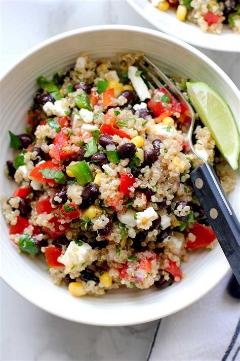 Southwestern Quinoa Salad with Black Beans - Green Valley Kitchen