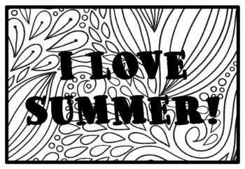 Trees Coloring Page
