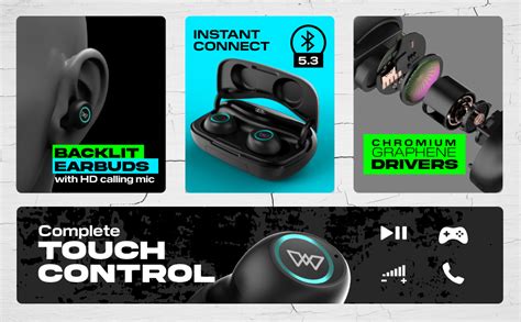 Wings Powerpods Wireless in Ear Earbuds with Powerbank Function, 150 ...