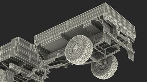 Oshkosh FMTV Dump Truck with Cargo Trailer Camo 3D | 3D Molier ...