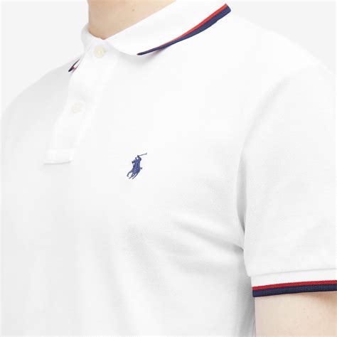 Polo Ralph Lauren Tipped Polo Shirt White | END. (KR)