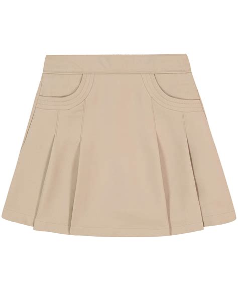 Nautica Girls School Uniform Pleated Pull On Scooter Skirt Undershorts ...