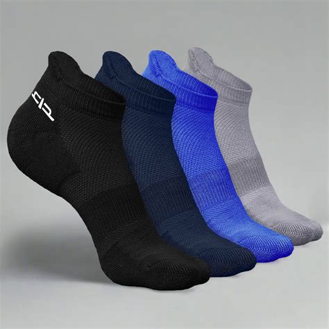 Heelium Bamboo Men Ankle Socks - 4 Pairs