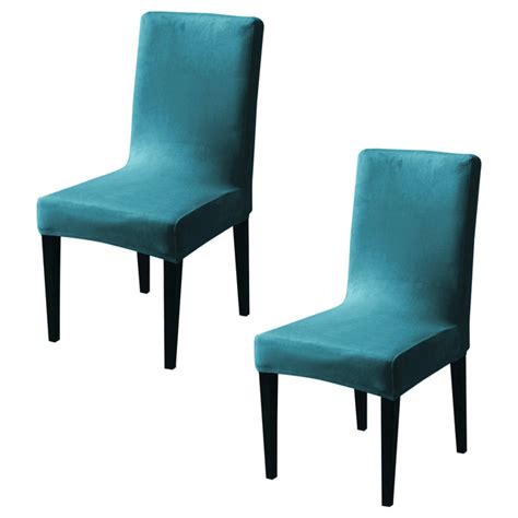 Velvet Dining Chair Covers | Stretchable & Premium | HOKIPO – HOKIPO ...
