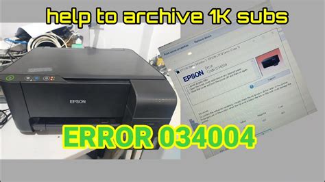 Error Code 034004 Epson Printer 的图像结果