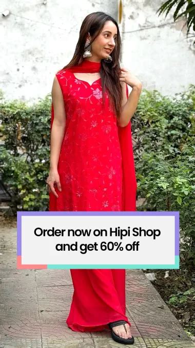 Hipi Shop #shorts - This red Kurta Sharara & Duppata set is perfect for ...