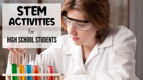 16 Powerful STEM Activities for High School Students - Hess UnAcademy