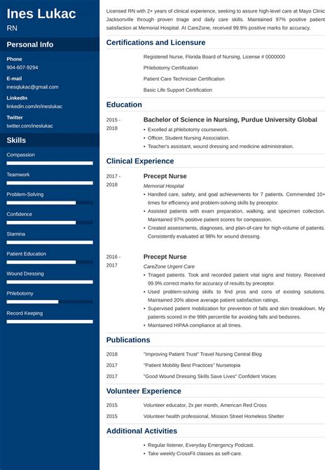 Nursing Student Resume Sample—Examples and 25+ Writing Tips