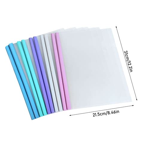 File Folder Clear Sliding Bar Report Covers with U-Type Sliding Bar ...
