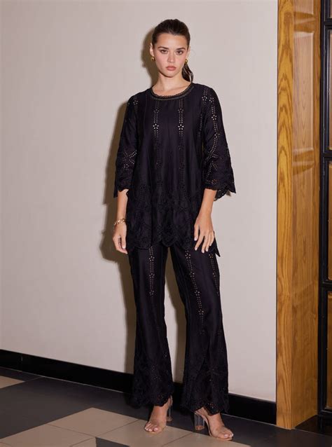 Athena Pima Black Co-ord Set