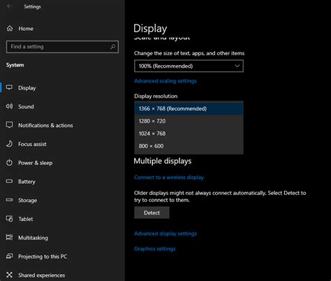 Screen Resolution for Windows 10 的图像结果