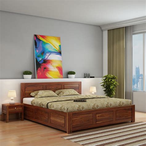King Size Bed With Box Storage Buy Online at eBansal – eBansal Furniture