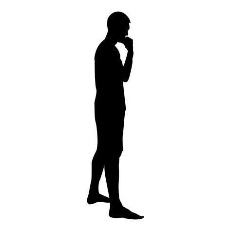 The Thinker Silhouette